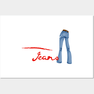 Fashion is in my (genes) jeans Posters and Art